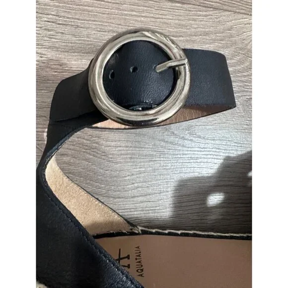 Aquatalia “BRIANNE” Studded Wedge Sandal 11 - Picture 8 of 12